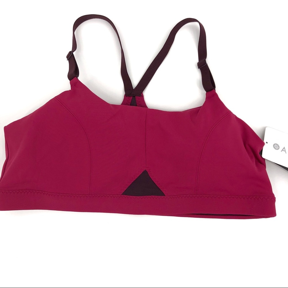 NWT Athleta All In Sports Bra Aubergine Size XLarge